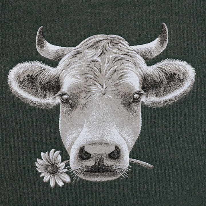 611-3_45x45 kh_gewebte kuh_grün_gross